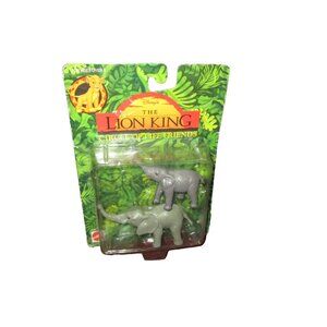 1994 Disney The Lion King Circle of Life Friends Figures Elephants Mama and Baby